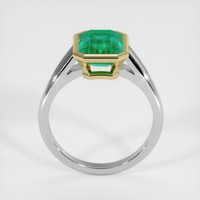Men's Emerald Ring 2.19 Ct., 18K Yellow White Preview