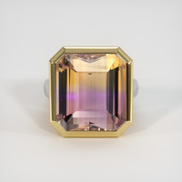 21.99 Ct. Gemstone Ring, 18K Yellow & White 1