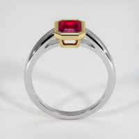 1.02 Ct. Ruby Ring, 18K Yellow & White 3
