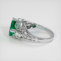 2.45 Ct. Emerald Ring, Platinum 950 4