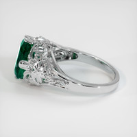 2.71 Ct. Emerald Ring, Platinum 950 4