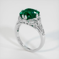 4.39 Ct. Emerald Ring, Platinum 950 2