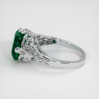 4.39 Ct. Emerald Ring, Platinum 950 4