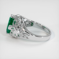 2.47 Ct. Emerald Ring, Platinum 950 4