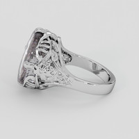 15.39 Ct. Grey Sapphire Ring, Platinum 950 4