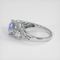 2.13 Ct. Bluish Purple Sapphire Ring, Platinum 950 4