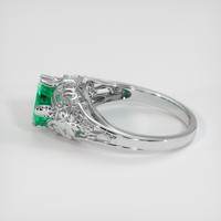 1.57 Ct. Emerald Ring, Platinum 950 4