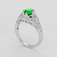 1.59 Ct. Tsavorite Garnet Ring, Silver 2
