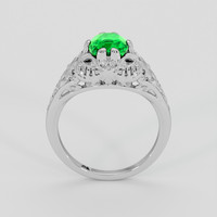 1.59 Ct. Tsavorite Garnet Ring, Silver 3