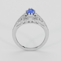 1.23 Ct. Bi Color / Parti Sapphire Ring, Silver 3