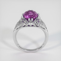 6.69 Ct. Purple Sapphire Ring, 10K White Gold 3