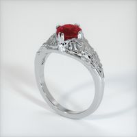 1.51 Ct. Ruby Ring, 14K White Gold 2