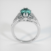 2.61 Ct. Sapphire Ring, 14K White Gold 3