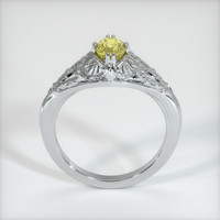 1.28 Ct. Yellow Sapphire Ring, 14K White Gold 3
