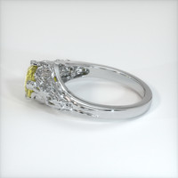 1.28 Ct. Yellow Sapphire Ring, 14K White Gold 4