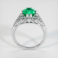 1.97 Ct. Emerald Ring, 18K White Gold 3