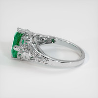 1.97 Ct. Emerald Ring, 18K White Gold 4