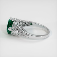 2.62 Ct. Emerald Ring, 18K White Gold 4