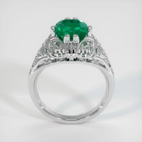 2.47 Ct. Emerald Ring, 18K White Gold 3
