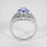 2.13 Ct. Bluish Purple Sapphire Ring, 18K White Gold 3
