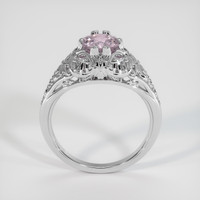 1.35 Ct. Pink Sapphire Ring, 18K White Gold 3