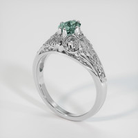 1.24 Ct. Sapphire Ring, 18K White Gold 2