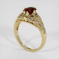 1.33 Ct. Red Spinel Ring, 14K Yellow Gold 2