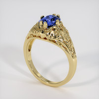1.80 Ct. Blue Sapphire Ring, 14K Yellow Gold 2