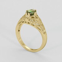 1.57 Ct. Bi Color Sapphire Ring, 14K Yellow Gold 2