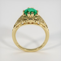 1.55 Ct. Emerald Ring, 18K Yellow Gold 3