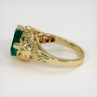 2.71 Ct. Emerald Ring, 18K Yellow Gold 4