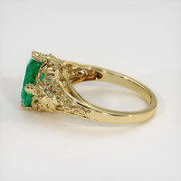 1.97 Ct. Emerald Ring, 18K Yellow Gold 4