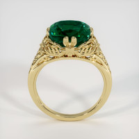4.39 Ct. Emerald Ring, 18K Yellow Gold 3