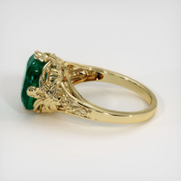 4.39 Ct. Emerald Ring, 18K Yellow Gold 4