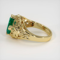 2.47 Ct. Emerald Ring, 18K Yellow Gold 4