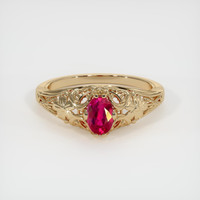 Ruby Ring 0.62 Ct. 18K Yellow Gold Preview