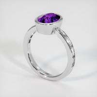 1.59 Ct. Gemstone Ring, Platinum 950 2