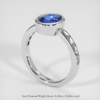 1.82 Ct. Gemstone Ring, Platinum 950 2