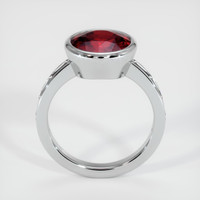 4.28 Ct. Ruby Ring, Platinum 950 3