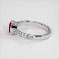 1.31 Ct. Ruby Ring, Platinum 950 4