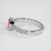 1.31 Ct. Ruby Ring, Platinum 950 4