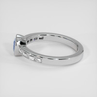0.57 Ct. Blue Sapphire Ring, Platinum 950 4