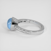5.80 Ct. Blue Sapphire Ring, Platinum 950 4
