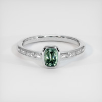 0.65 Ct. Sapphire Ring, Platinum 950 1