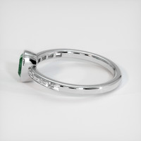 0.65 Ct. Sapphire Ring, Platinum 950 4