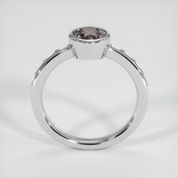 1.10 Ct. Brown Sapphire Ring, Platinum 950 3