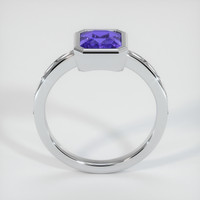 3.06 Ct. Bluish Purple Sapphire Ring, Platinum 950 3