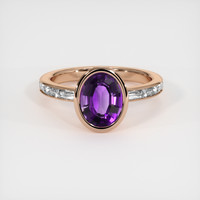 1.59 Ct. Gemstone Ring, 14K Rose Gold 1