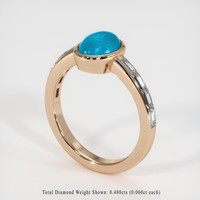 1.14 Ct. Gemstone Ring, 14K Rose Gold 2