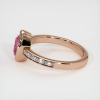 2.26 Ct. Sapphire Ring, 14K Rose Gold 4